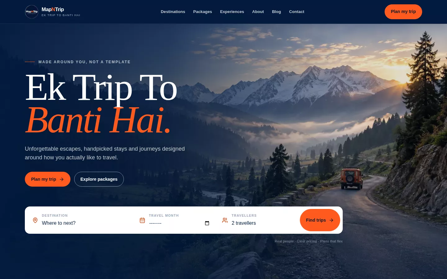 MapNTrip — Travel & Tourism
